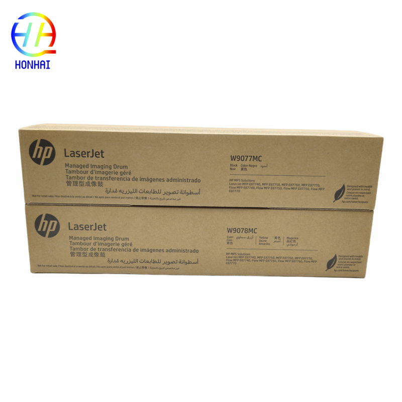 Original New  W9077MC W9078MC Imaging Drum  for HP Color Laserjet Managed MFP E87750dn E87740dn E87760dn E87770dn Printer parts Drum Unit BK C M Y 