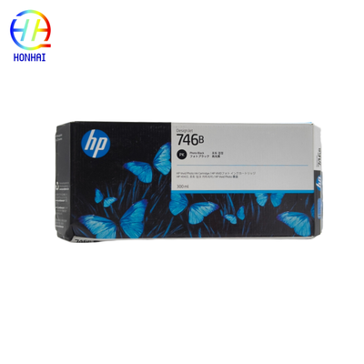 मूल नया 746बी इंक कार्ट्रिज फोटो ब्लैक एचपी डिज़ाइनजेट Z6 Z9 P2V82A 300ml
